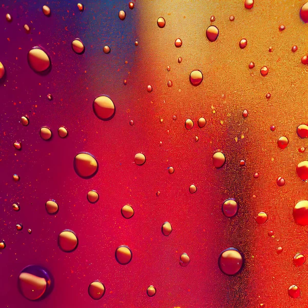An abstract computer generated illustration of a metallic paint surface background with metallic paint droplets. A.I. generated art.