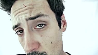 Genç rock yıldızı erkek müzik dans