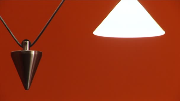 照明器具の抽象的なシュート — ストック動画