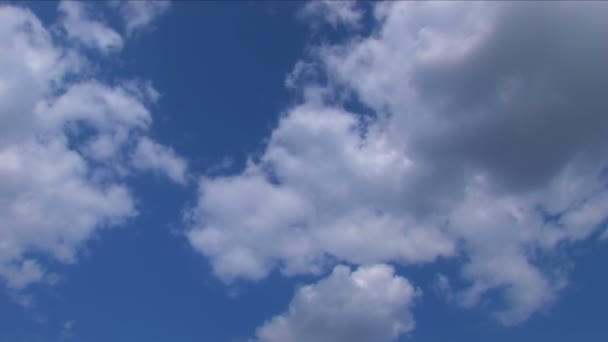 Nubes limpias y hermosas lapso de tiempo — Vídeo de stock