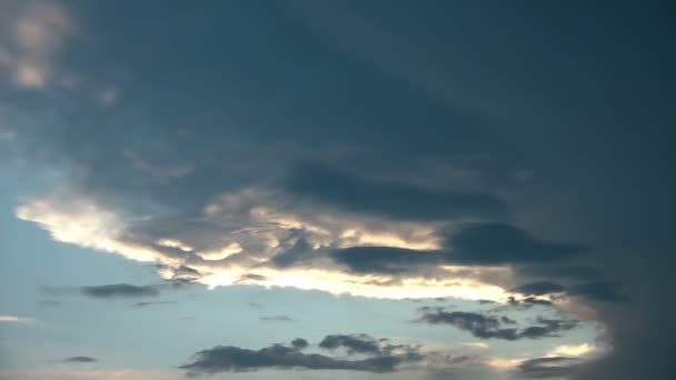 Nubes limpias y hermosas lapso de tiempo — Vídeo de stock