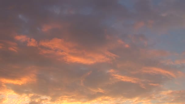 Nuvens limpas e bonitas lapso de tempo — Vídeo de Stock