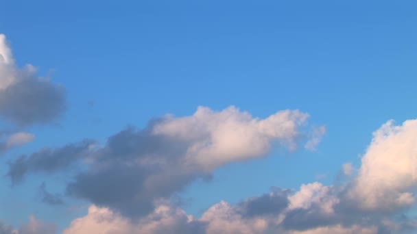 Clean and beautiful clouds time lapse — 비디오