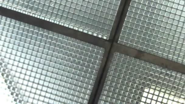 Elevator ceiling rotation with strobe effect — Stock videók