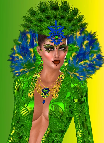 Peacock Queen Fermer — Photo