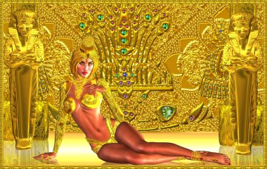 a golden Temple Guardian