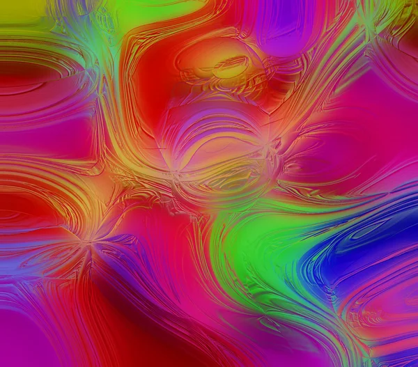 Colorful Abstract Background of Swirled Paint — Stock Photo, Image