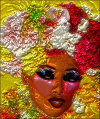 Metalik, Soyut, kadının yüzüne