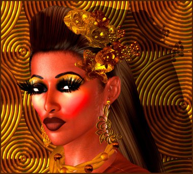 Güzel bir cilt ve makyaj