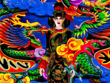 The Four Beauties of China.  The most beautiful women of Chinese History and Mythology are brought to life through our exclusive digital art style.  They embody Art, Fashion and Beauty!