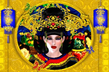 The Four Beauties of China.  The most beautiful women of Chinese History and Mythology are brought to life through our exclusive digital art style.  They embody Art, Fashion and Beauty!