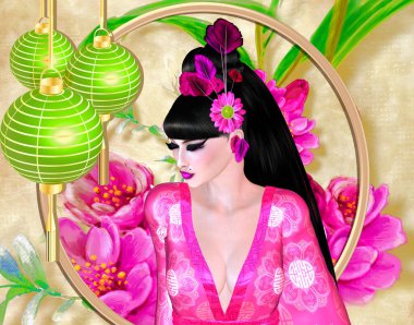 The Four Beauties of China.  The most beautiful women of Chinese History and Mythology are brought to life through our exclusive digital art style.  They embody Art, Fashion and Beauty!