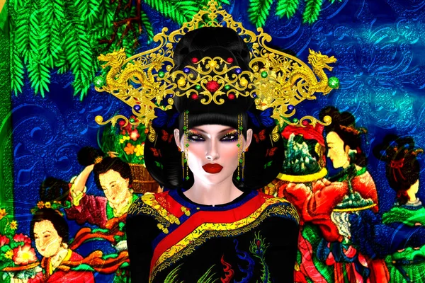 The Four Beauties of China.  The most beautiful women of Chinese History and Mythology are brought to life through our exclusive digital art style.  They embody Art, Fashion and Beauty!