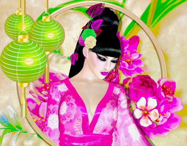 The Four Beauties of China.  The most beautiful women of Chinese History and Mythology are brought to life through our exclusive digital art style.  They embody Art, Fashion and Beauty!