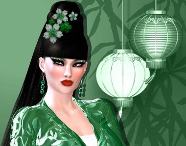 The Four Beauties of China.  The most beautiful women of Chinese History and Mythology are brought to life through our exclusive digital art style.  They embody Art, Fashion and Beauty!