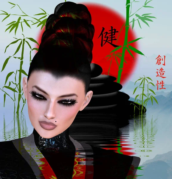 Four Beauties China Most Beautiful Women Chinese History Mythology Brought — 스톡 사진