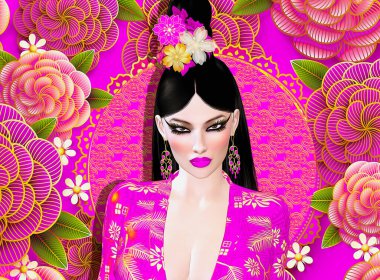 The Four Beauties of China. The most beautiful women of Chinese History and Mythology are brought to life through our exclusive digital art style. They embody Legend, Art, Fashion and Beauty! Xi Shi, Wang Zhaojun, Diaochan and  Yang Guifei,