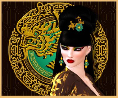 The Four Beauties of China. The most beautiful women of Chinese History and Mythology are brought to life through our exclusive digital art style. They embody Legend, Art, Fashion and Beauty! Xi Shi, Wang Zhaojun, Diaochan and  Yang Guifei,