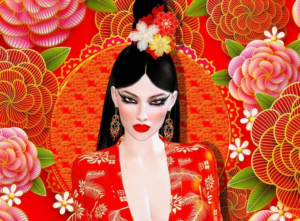 The Four Beauties of China. The most beautiful women of Chinese History and Mythology are brought to life through our exclusive digital art style. They embody Legend, Art, Fashion and Beauty! Xi Shi, Wang Zhaojun, Diaochan and  Yang Guifei,