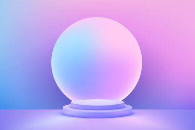 Ürün sunumunuz için en az pastel podyum görüntüleme arkaplanı veya ürün görünümü temeli.