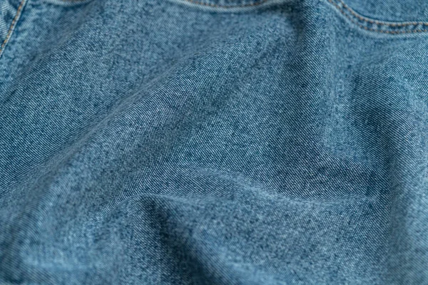 Vernietigde Gescheurde Denim Blauwe Jeans Textuur Gescheurde Denim Blauwe Doek — Stockfoto