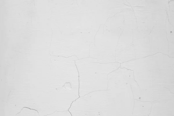 Üzerinde Çatlaklar Olan Beyaz Gri Bir Duvar Beton Çimento Dokusu — Stok fotoğraf