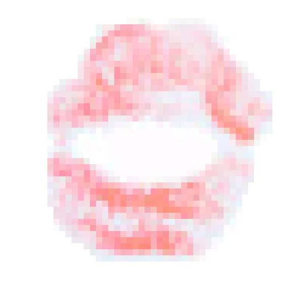 Пиксели губ — стоковый вектор