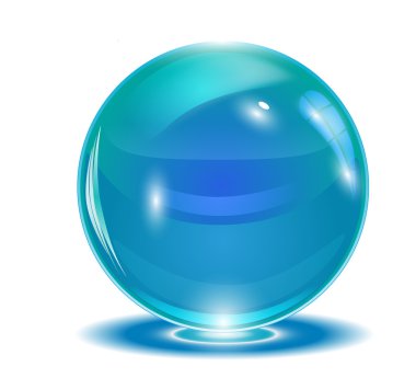 Blue bubble