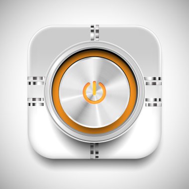 açık, kapalı metal düğme