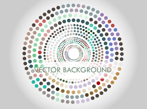 Circles in circles — Stock Vector