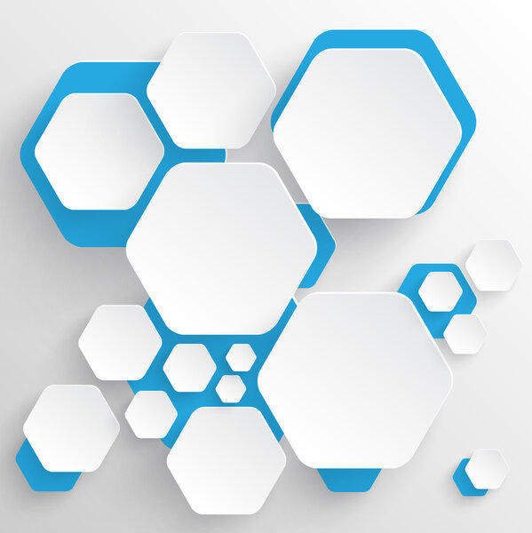 Фон шестиугольника