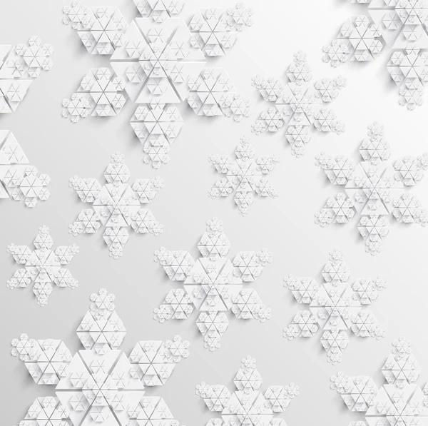 Papier sneeuwvlok — Stockvector