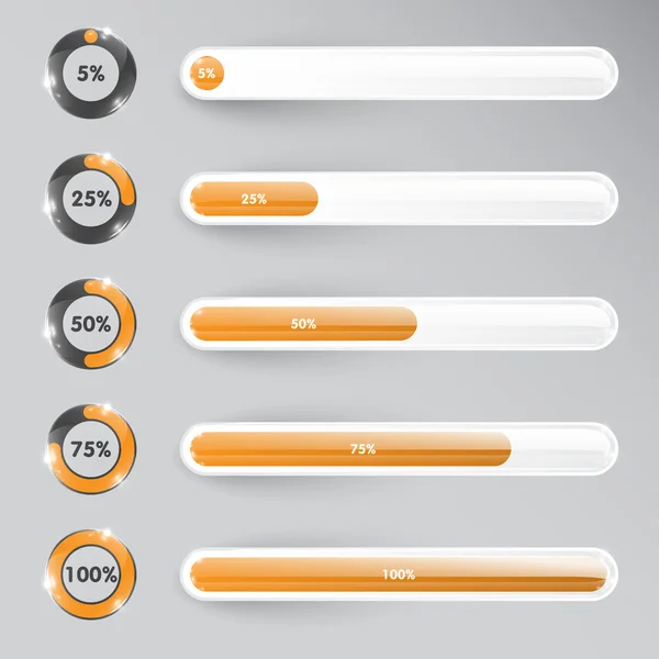 Turuncu yükleme çubuğu