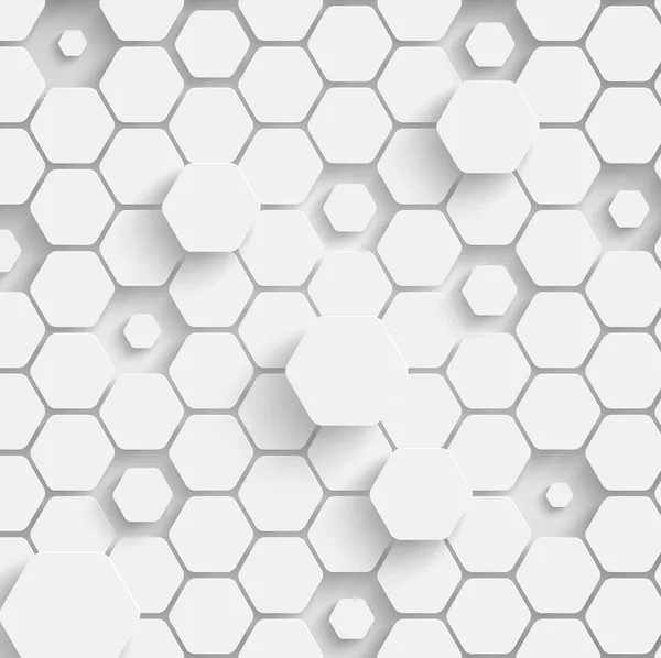 Papier hexagone fond — Image vectorielle