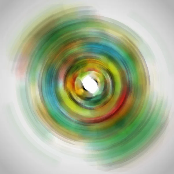Färgglada snurrande cirklar — Stock vektor
