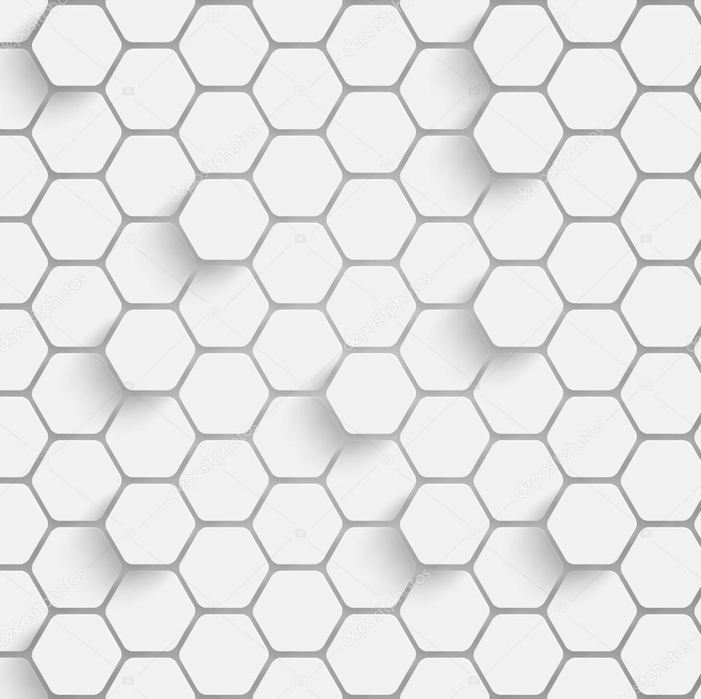 Paper hexagon background