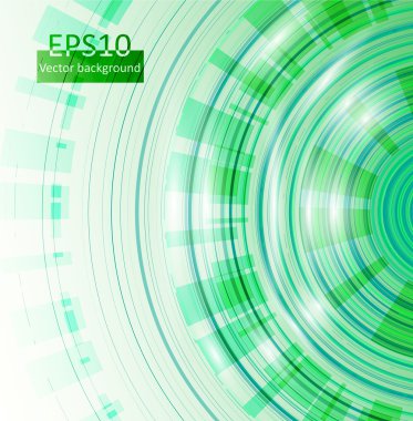 Yeşil Daire arka plan