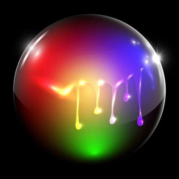 Colorful bubble — Stock Vector