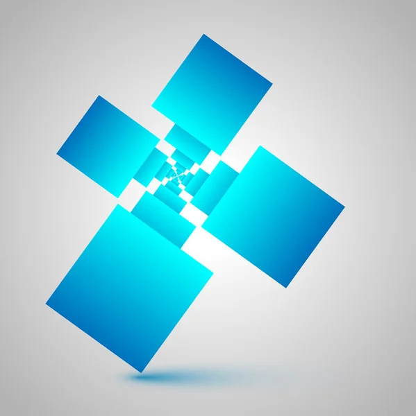 Cubes fond — Image vectorielle