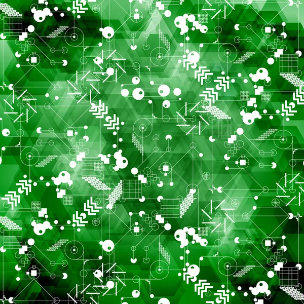 Groene abstracte achtergrond — Stockvector