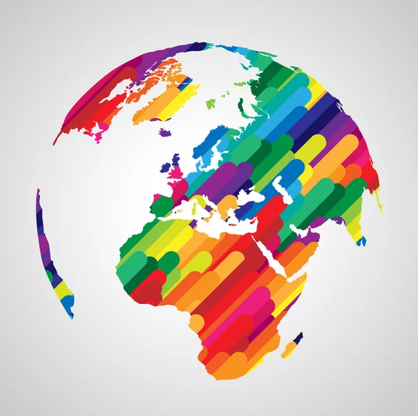 renkli dünya sembolü