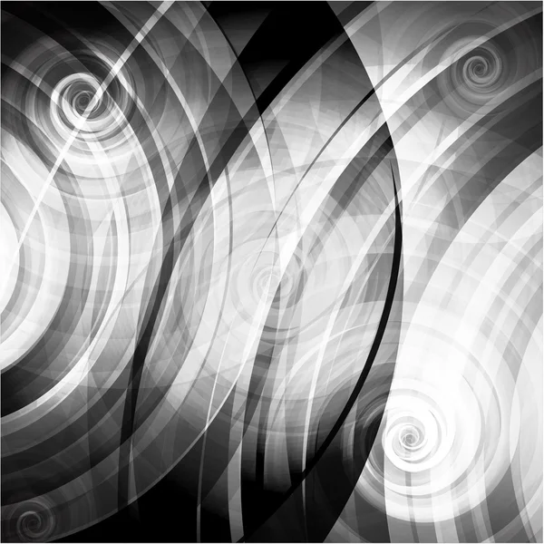 Cercles et tourbillons fond — Image vectorielle