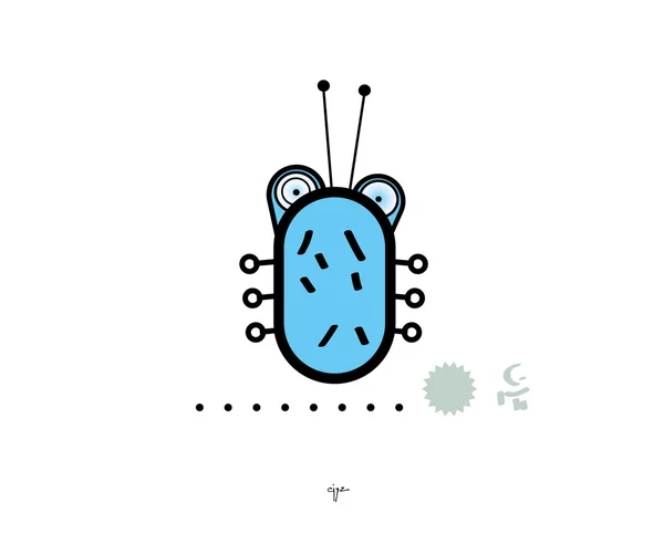Bug fancy icon — Stock Vector