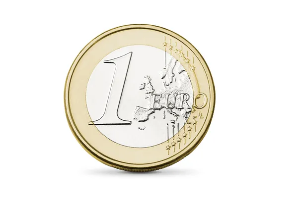 Ein-Euro-Münze — Stockfoto