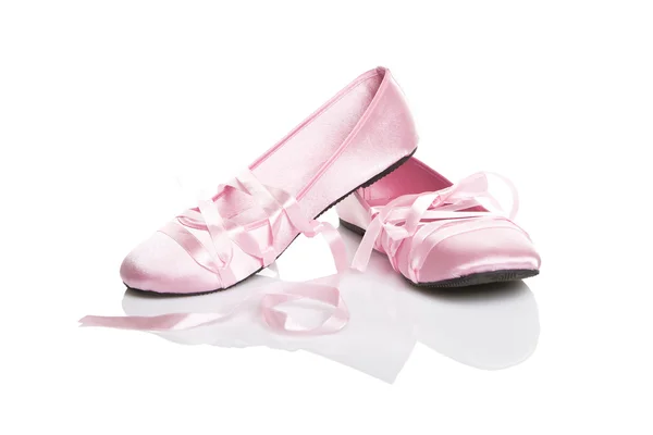 Pink ballet shoes — Stock Photo, Image