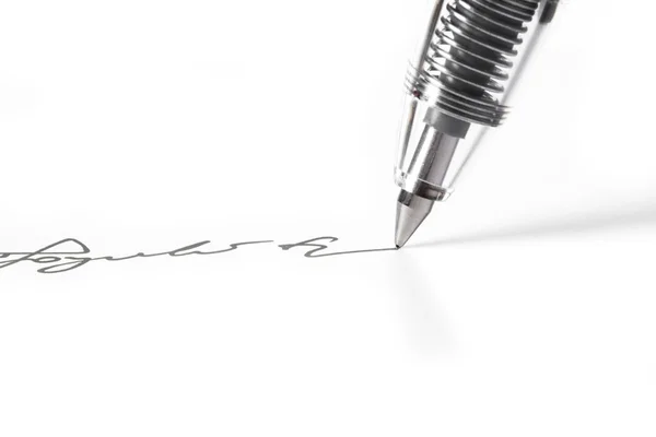 Pen Writing — Stock Photo, Image