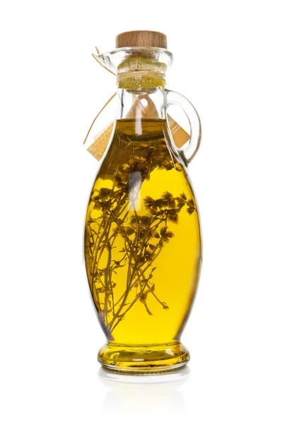 Bottle of Greek olive oil — Stock Photo, Image