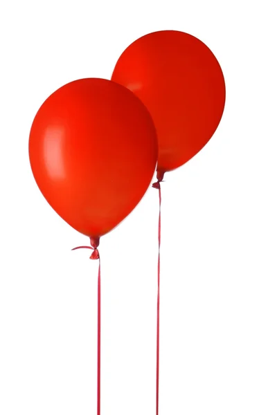 Röda ballonger — Stockfoto