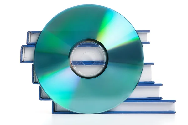 CD mit Software-Patch Stockfoto