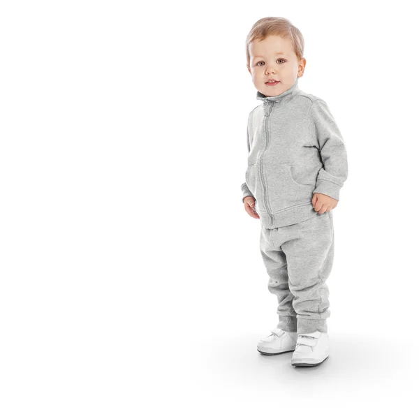 Portrait of happy joyful beautiful little boy — Stock Photo, Image